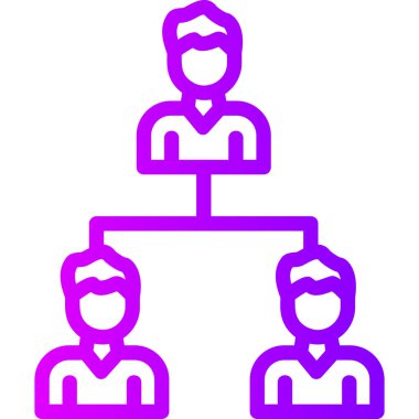 İnsanlar simgesi. Vektör çizim