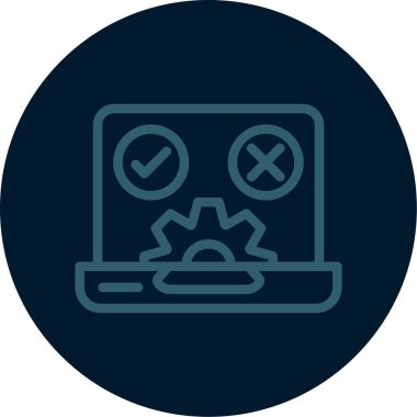 Seo simgesinin vektör illüstrasyonu