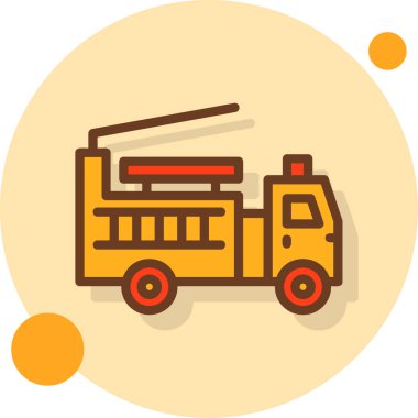 Yangın söndürücü için vektör çizimi