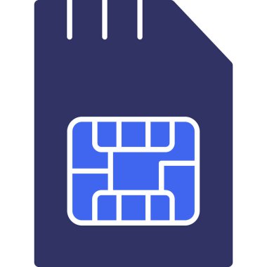 Kart. Web simgesi basit illüstrasyon