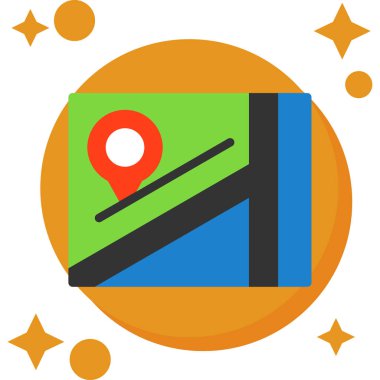 navigasyon konumu vektör simgesi