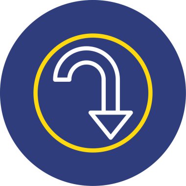 ok simgesi vektör illüstrasyonu