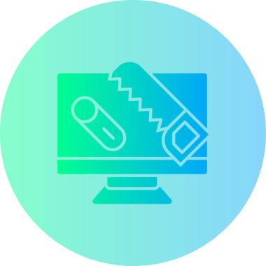 seo modern simgesinin vektör illüstrasyonu