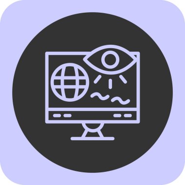 browser icon, vector illustration simple design