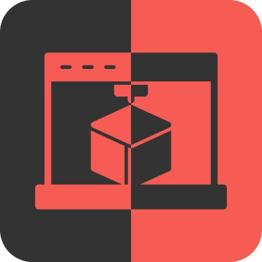 Modern simgenin vektör illüstrasyonu