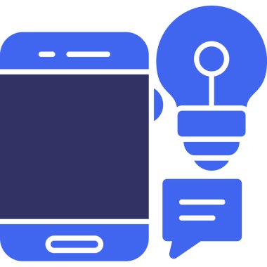 Cep telefonu simgesi, vektör illüstrasyonu