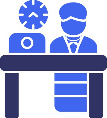 vr 'nin minimalist vektör illüstrasyonu