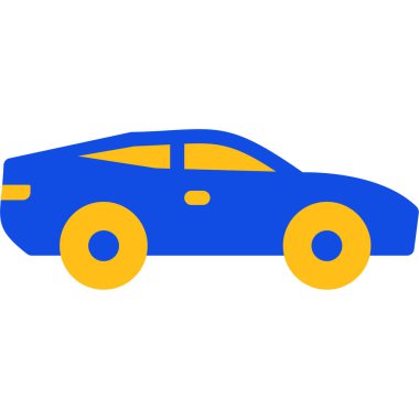 araba simgesi vektör illüstrasyonu