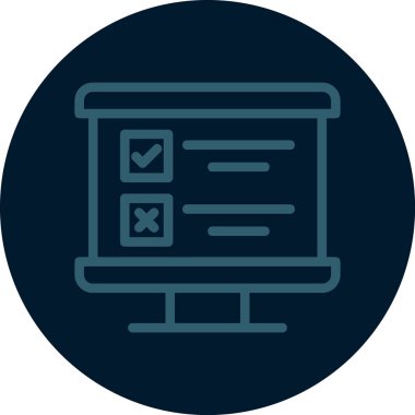 Kontrol listesi. Basit simge