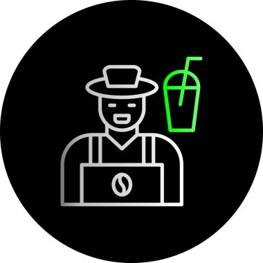 seo modern simgesinin vektör illüstrasyonu