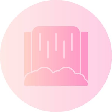 Bulut. Web simgesi basit illüstrasyon