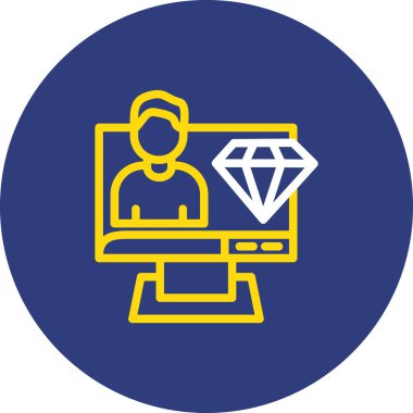 vektör dizüstü simgesi illüstrasyonu