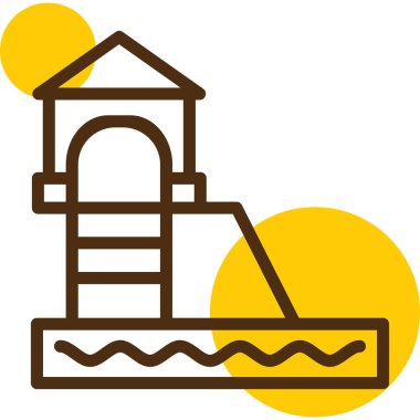 tekne ikonu vektör illüstrasyonu