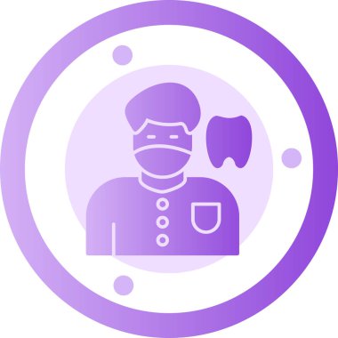 Sakallı ve maskeli bir adamın vektör çizimi