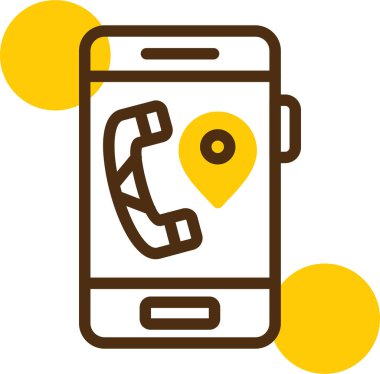 dış hat biçiminde konum simgesini ara