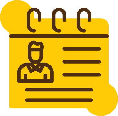 belge simgesi vektör illüstrasyonu