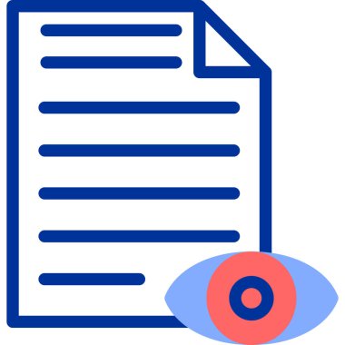 belge dosya vektör illüstrasyonu