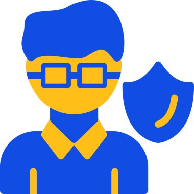 avatar. Web simgesi basit illüstrasyon