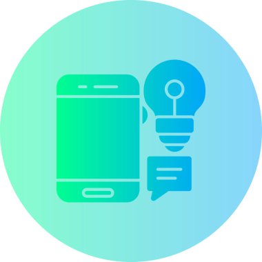 Cep telefonu. Web simgesi basit illüstrasyon