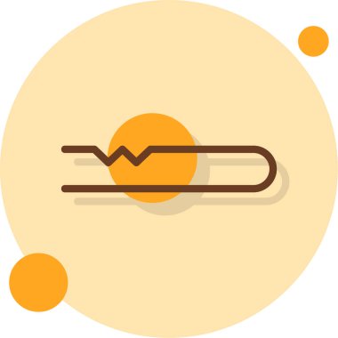 termometre simgesi vektör illüstrasyonu