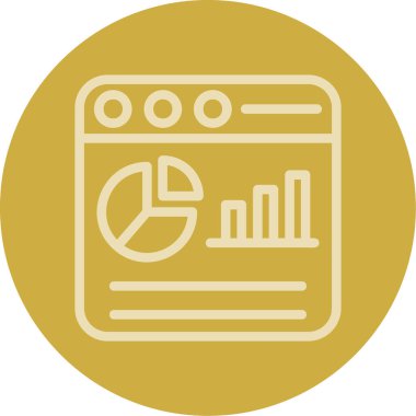 seo modern simgesinin vektör illüstrasyonu