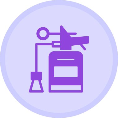 Düz hava pompası simgesi