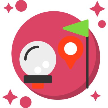 Harita işaretleyici vektör illüstrasyonuName