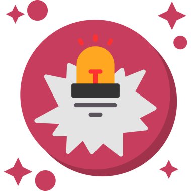 ampul simgesi vektör illüstrasyonu