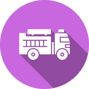 kamyon vektör simgesi modern basit vektör illüstrasyonu