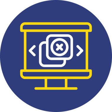 Web tasarım ve geliştirme simgesi, vektör illüstrasyonu