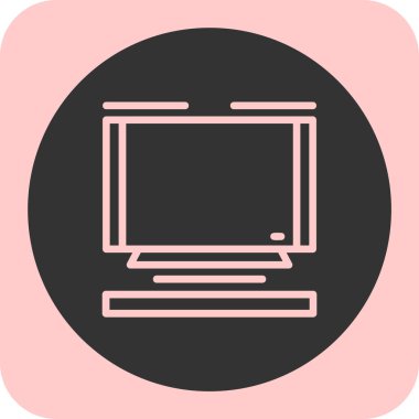 vektör dizüstü simgesi illüstrasyonu