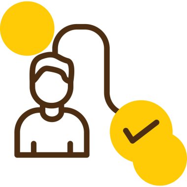 İş ikonu. Web için iş vektör simgelerinin basit illüstrasyonu