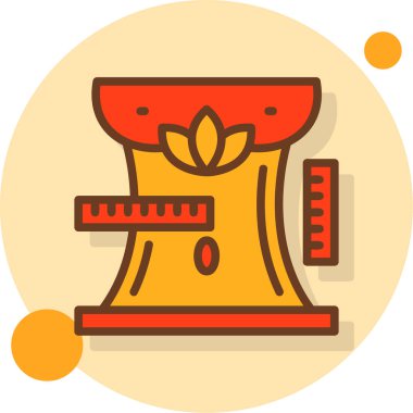 Bir kahve makinesinin vektör çizimi