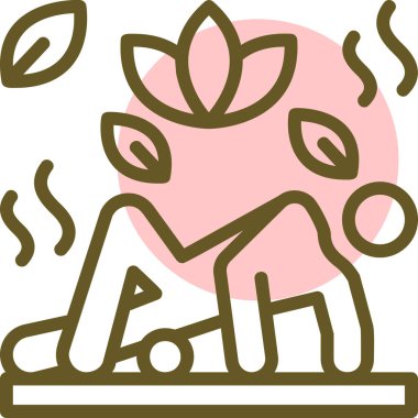 Hayvan. Web simgesi basit illüstrasyon