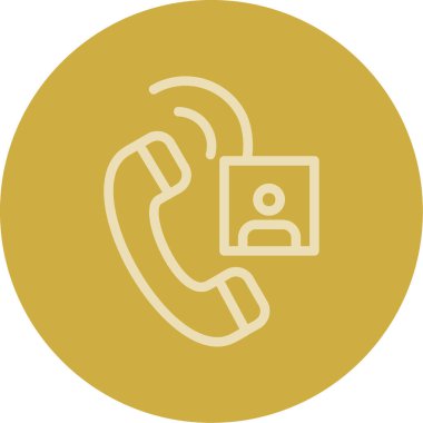 Telefon simgesi vektör illüstrasyonu