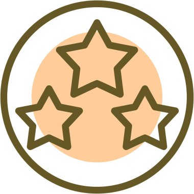 Yıldız. Web simgesi basit tasarım