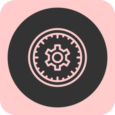 Projeniz için dişli simgesi, vektör