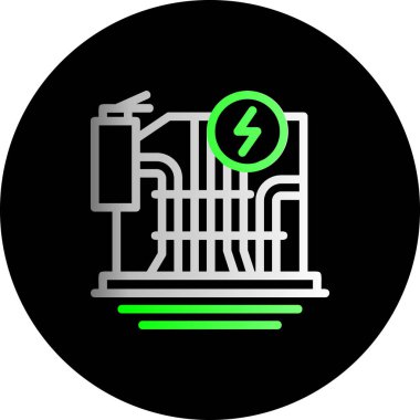 vektör güç istasyonu ico