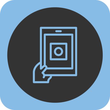 Uygulama modern simgesinin vektör illüstrasyonu