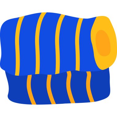 Beyaz arkaplanın çizgi film simgesinin vektör çizimi