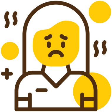 hasta adam simgesi vektör illüstrasyonu