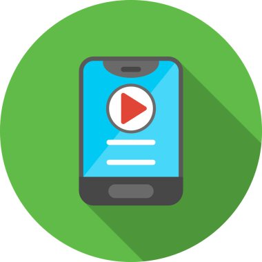  düz Senaryo vektör simgesi