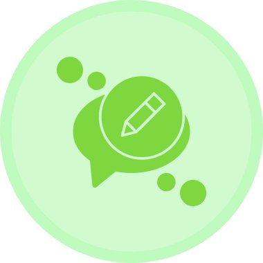 Kalem. Web simgesi basit illüstrasyon