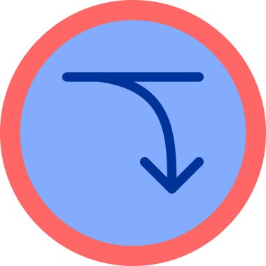 ok vektörü simgesi modern basit illüstrasyon