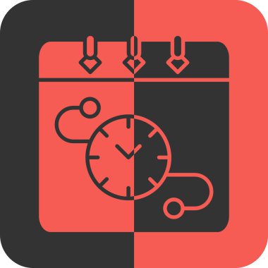 Saatin vektör illüstrasyonu