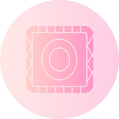 Benzersiz Kamera Vektörü Kabartma Simgesi