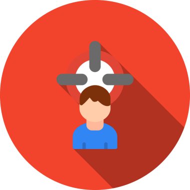 Maske takan kişinin ikonuyla Avatar Adam