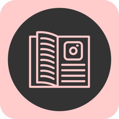 Kitap. Web simgesi basit illüstrasyon