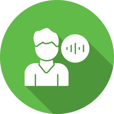 avatar. Web simgesi basit illüstrasyon