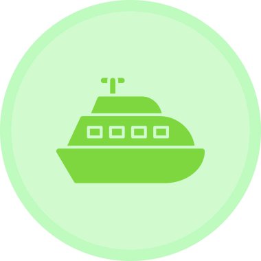 Eşsiz gemi vektör simgesi